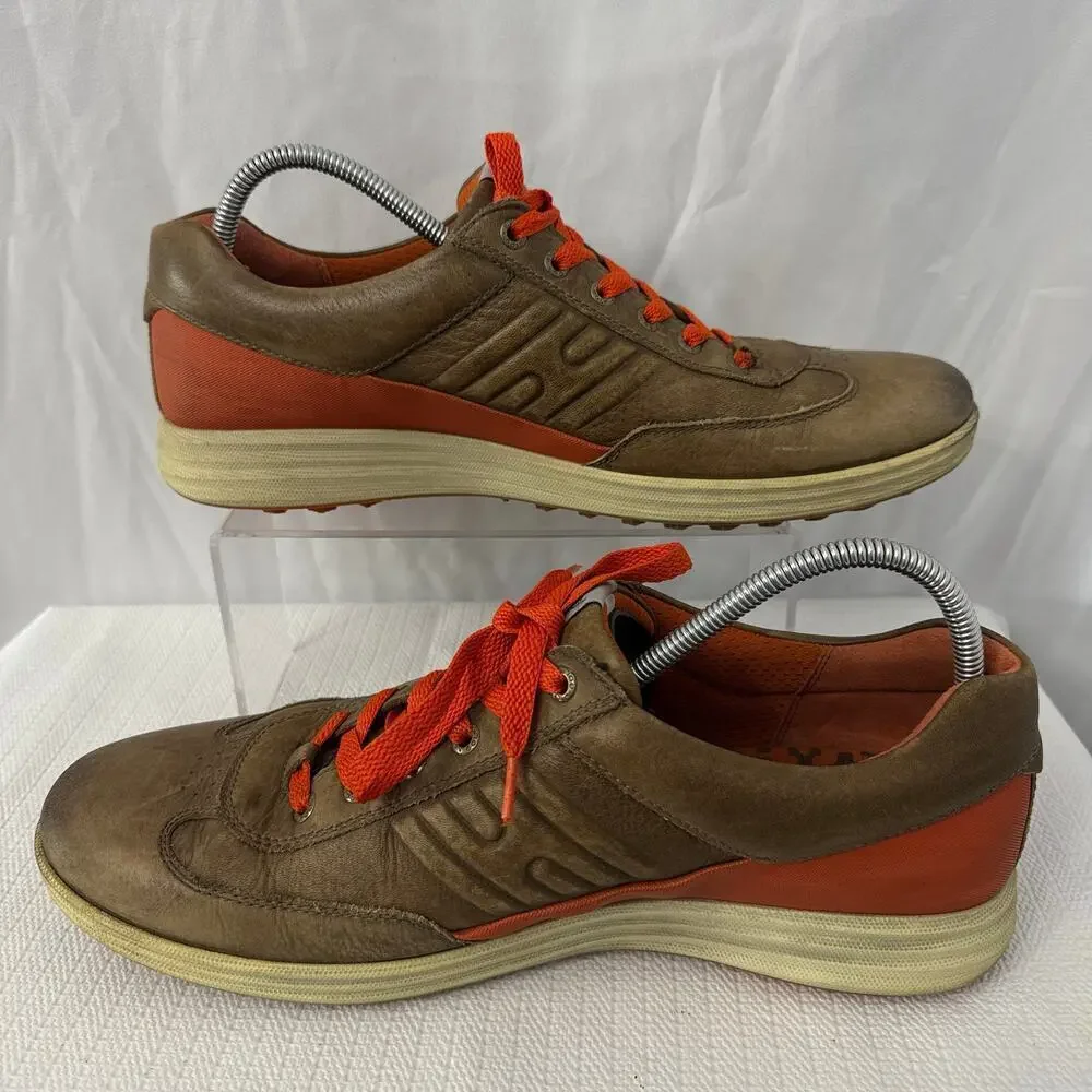 Ecco Street Evo One Hybrid Hydromax Golf Shoes Brown US 12
